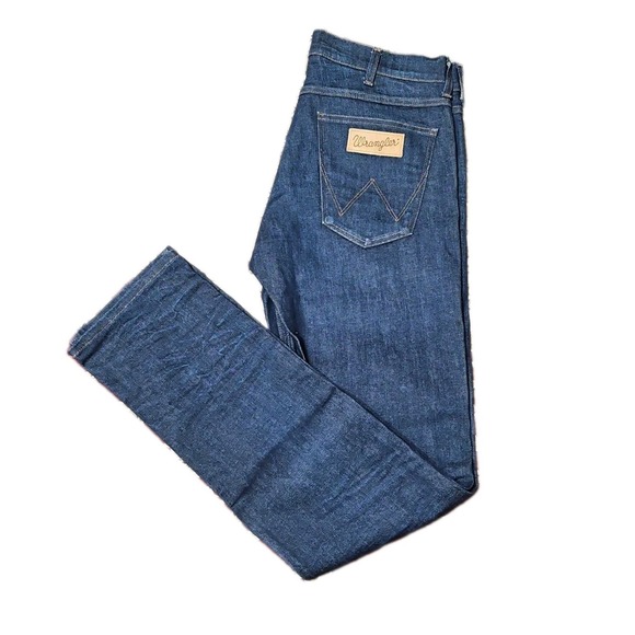 Wrangler Other - Wrangler 1947 Greensboro Straight Leg Jeans Men's Size 32x34 Dark Wash
